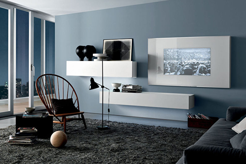 Wall with a TV - วิธีซ่อนทีวี