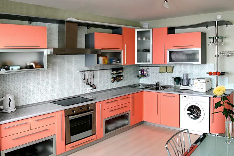 Peach Blossom in the Kitchen - Interior Design