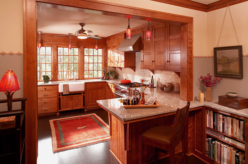 Peach Blossom in the Kitchen - Interior Design