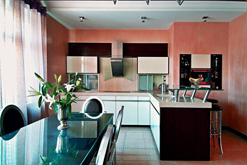 Peach Blossom in the Kitchen - Interior Design