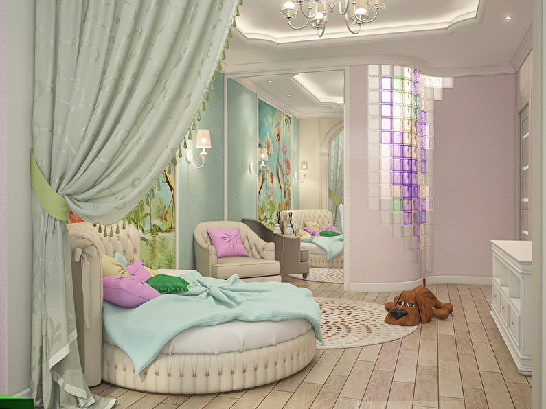 Design project of a children's room for a girl - photo 2