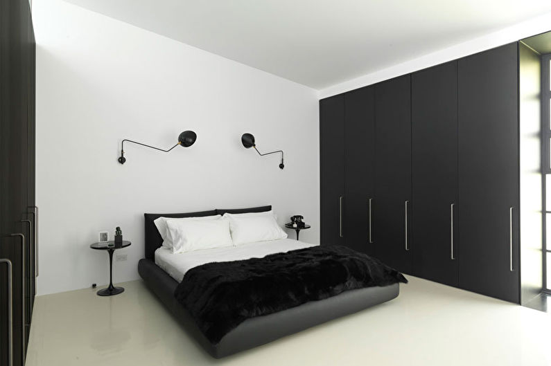 Minimalisme stijl slaapkamer interieur - foto