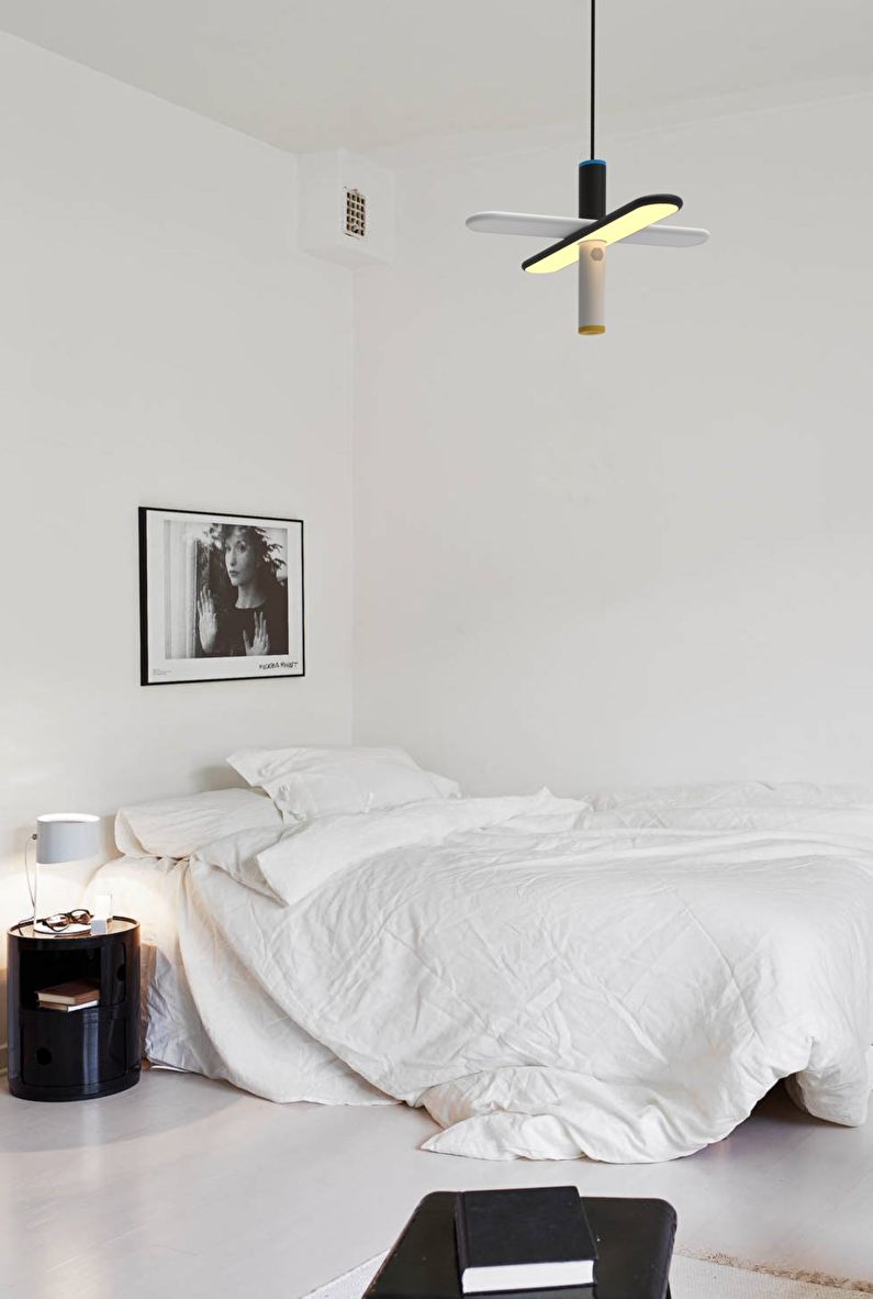 Design d'intérieur de chambre de style minimalisme - photo