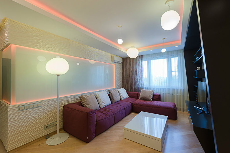 Color Lines: Apartament d'estil modern