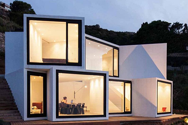 Hi-Tech Homes - Arquitetura geométrica de alta tecnologia