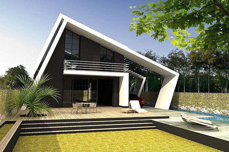 Maisons high-tech - photo et projets