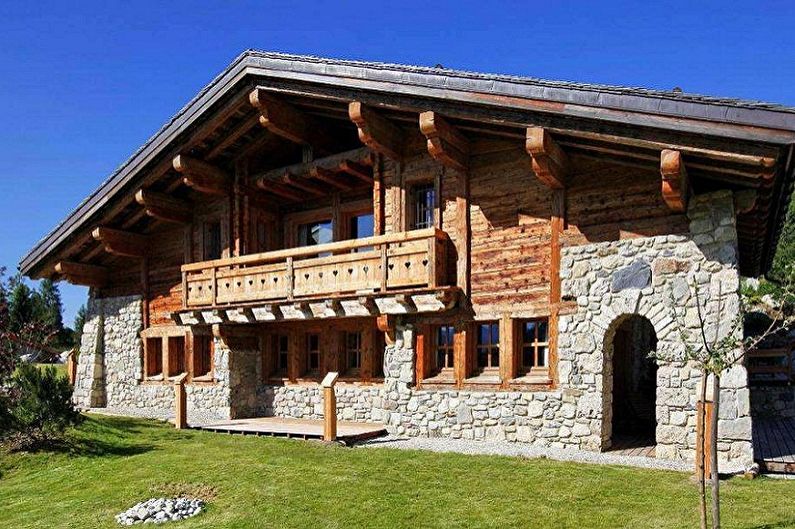 Kuće u stilu chalet - fotografije i projekti