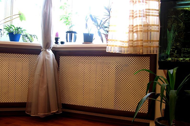 Screens for radiators - photo