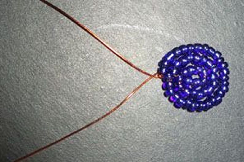 DIY Terry Beaded Violet - latice