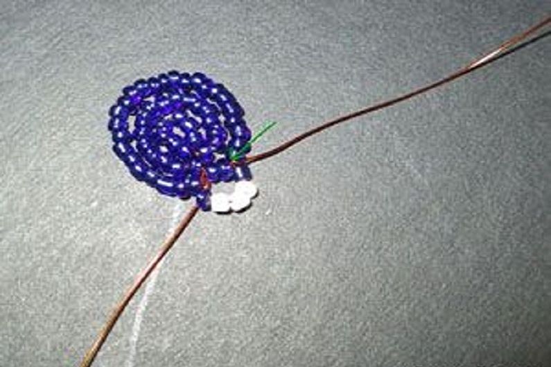 DIY Terry Beaded Violet - Πέταλα