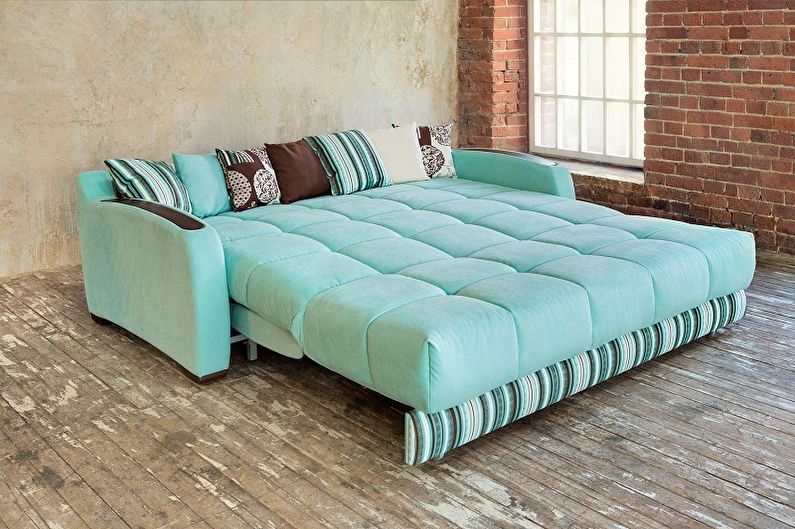 Sofas with orthopedic mattress - photo