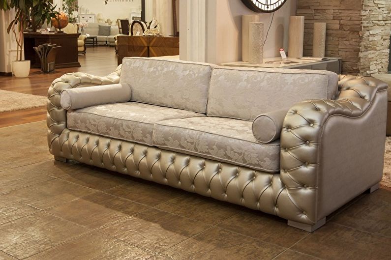 Sofas with orthopedic mattress - photo