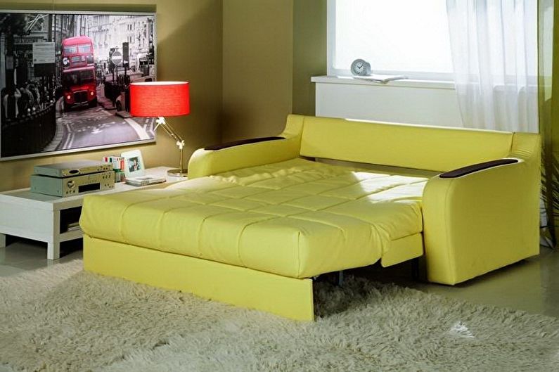 Sofas with orthopedic mattress - photo