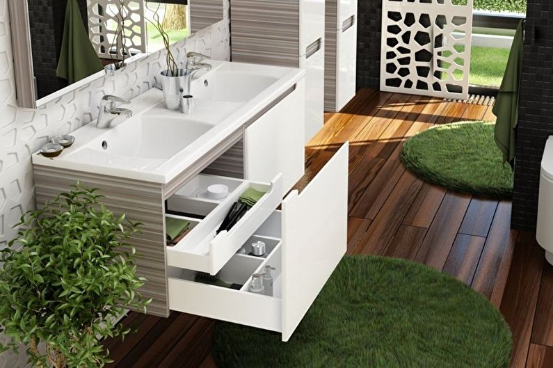 Lavabo del baño - Combinación de lavabos múltiples