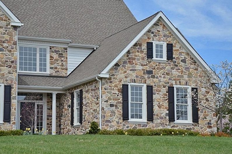 Stone Siding Application - Exterior Siding