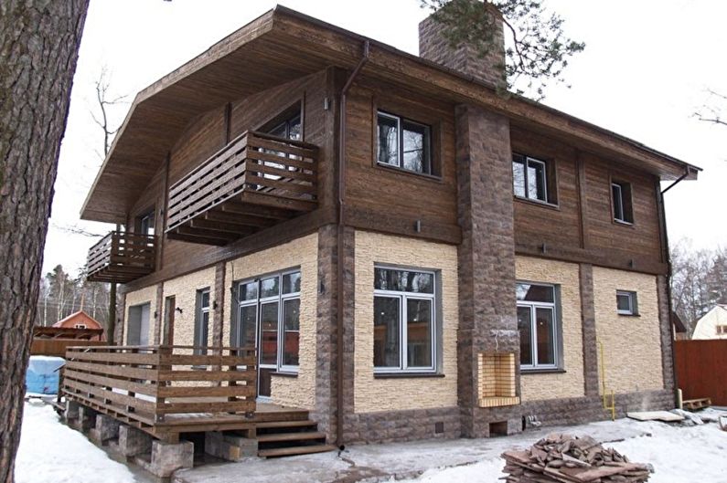 Stone Siding Application - Exterior Siding