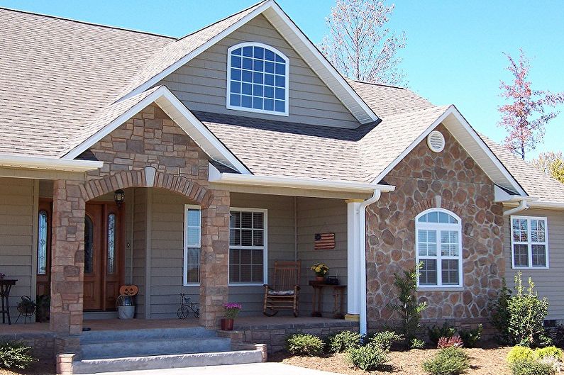 Stone siding - photo