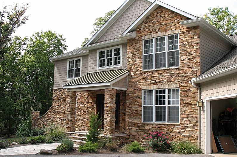 Stone siding - photo