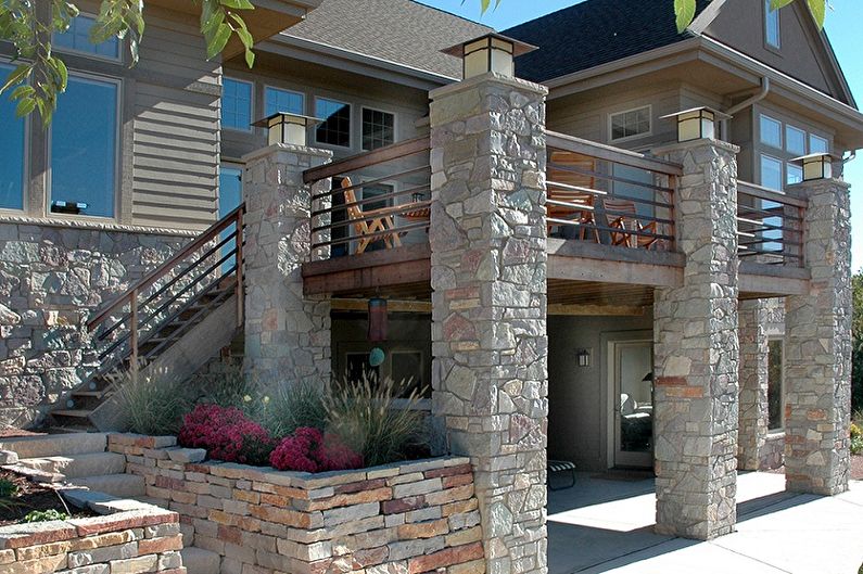 Stone siding - photo