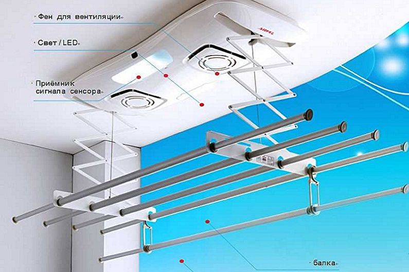 Mga disenyo ng Ceiling Dryer - Mga Elektronikong Panghuhugas