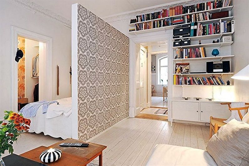 Remodelação de um apartamento de um quarto - Divisão em dois quartos