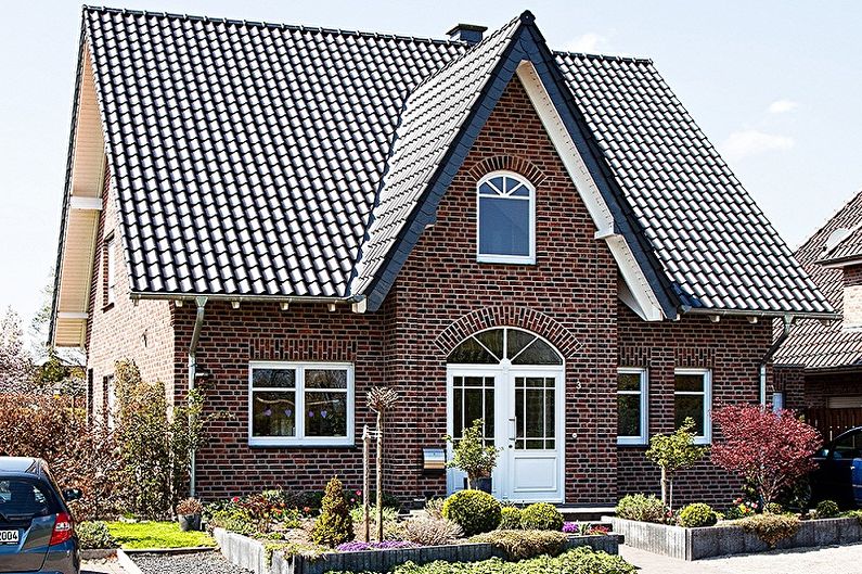 Brick House Layout Ideas - German-Style Brick House