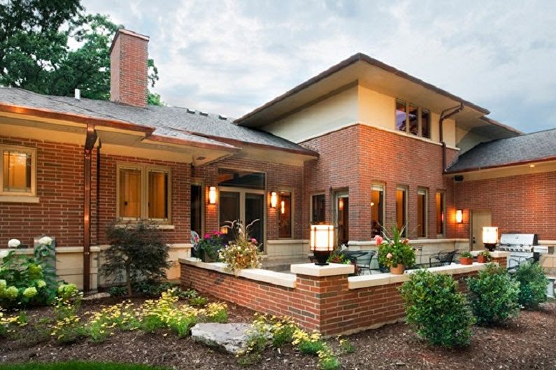 Brick houses - photos and projects