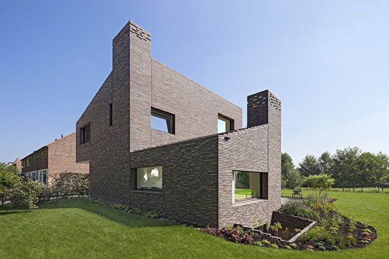 Brick houses - photos and projects