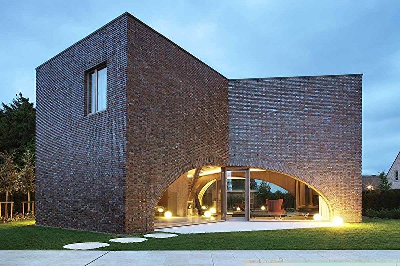 Brick houses - photos and projects