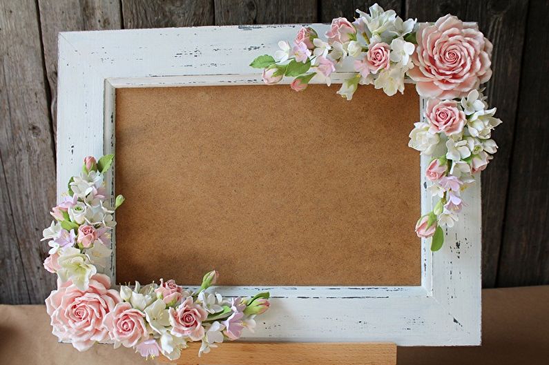 DIY porcelain crafts for beginners - Photo frame