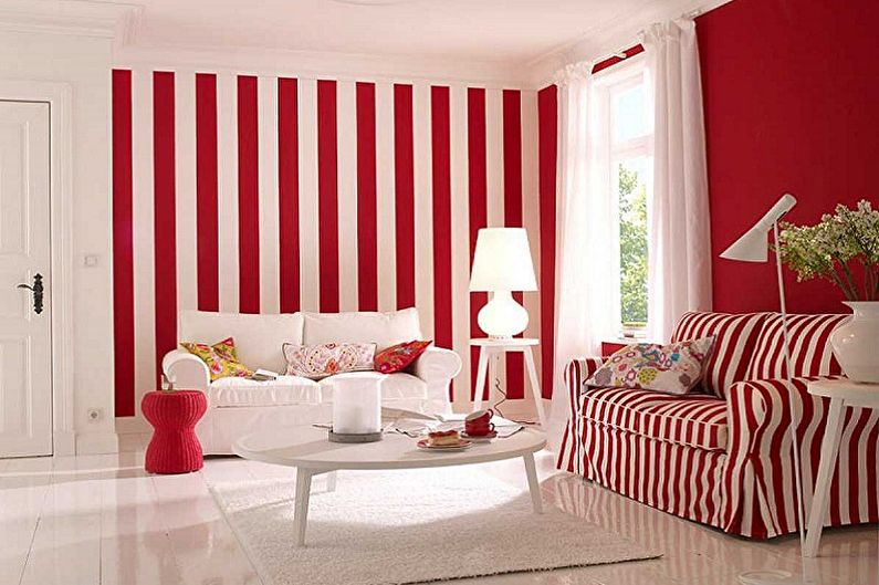 Branco com vermelho - que cores combinam com vermelho