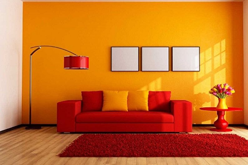 Orange mit Rot - Welche Farben passt Rot?