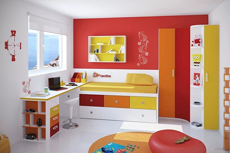 Orange avec rouge - Quelles couleurs correspond au rouge