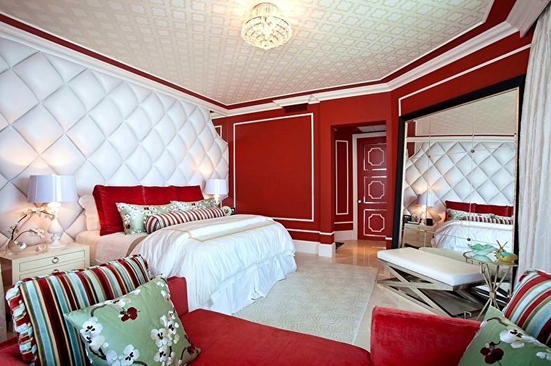 Quelles couleurs le rouge correspond-il - Design de chambre à coucher