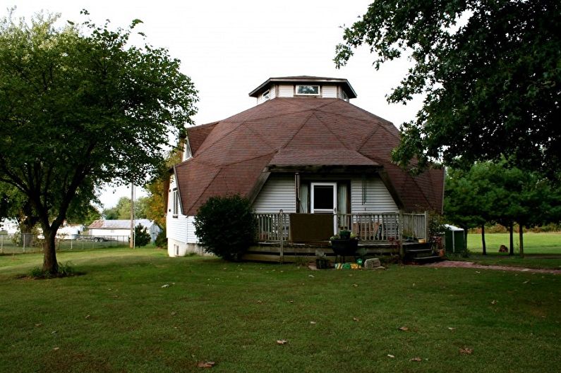 Rumah kubah - gambar dan projek