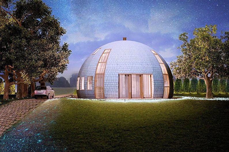 Dome houses - photos and projects