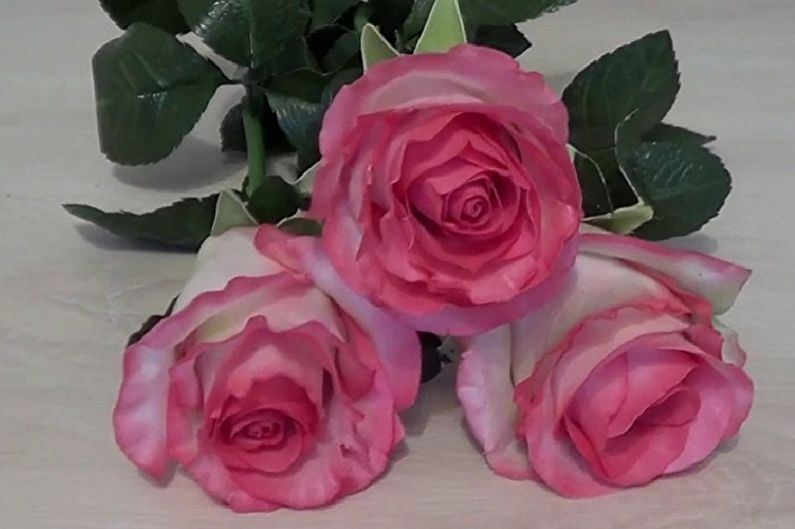 Rosas de bricolage DIY - foto