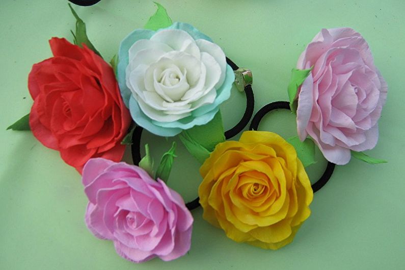 Rosas de bricolage DIY - foto