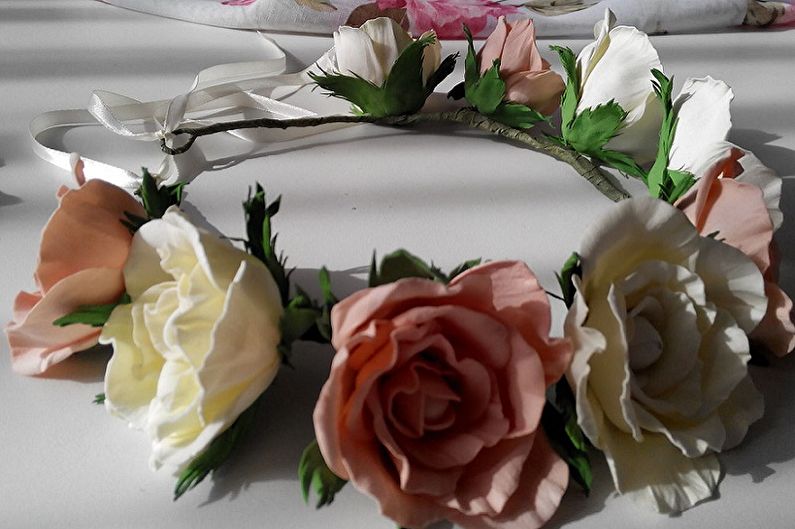 Bricolage de roses à faire soi-même - photo