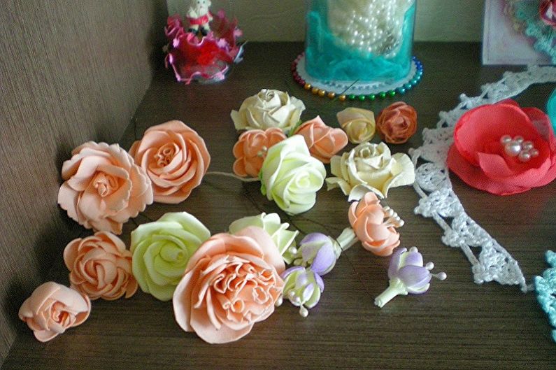 Bricolage de roses à faire soi-même - photo