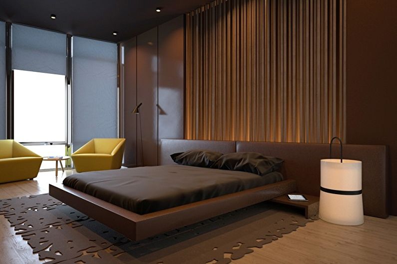 Beds with soft headboard - photo