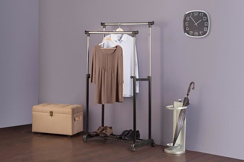 Types de cintres pour vêtements - Rack