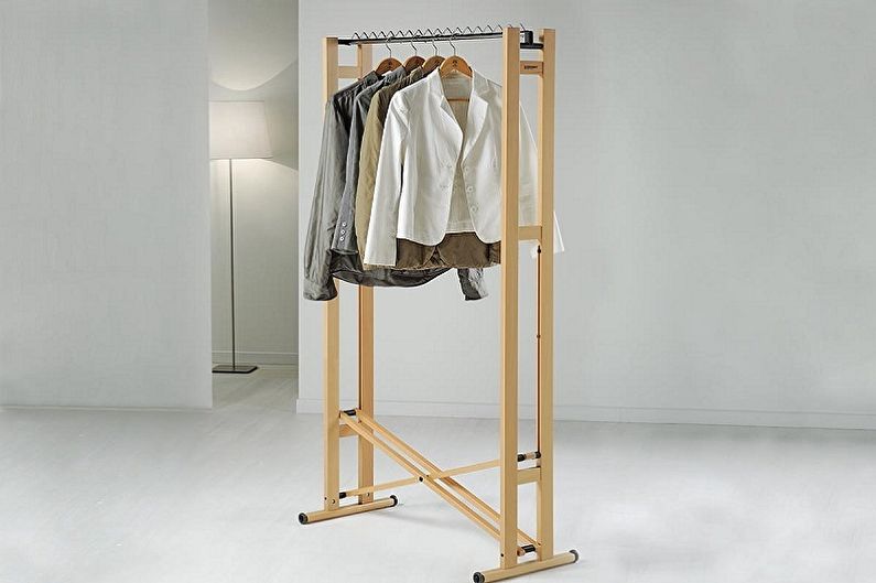 Floor hangers for clothes - photo