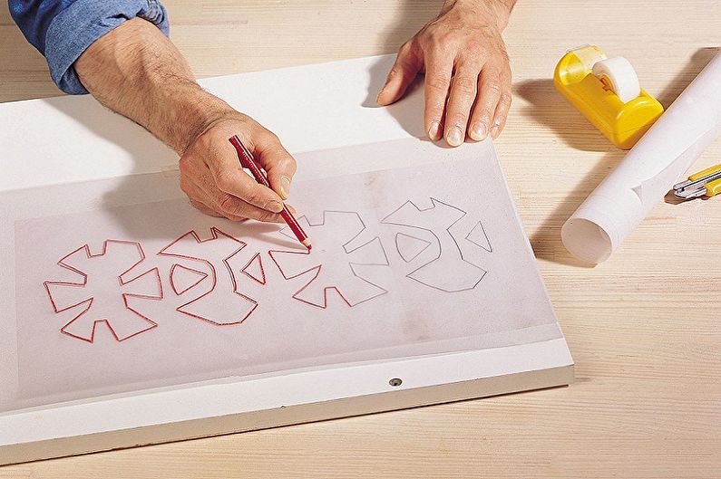 DIY-stencils voor muren