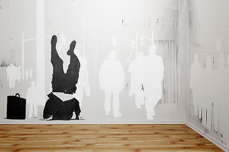 Stencils for walls for painting - photo