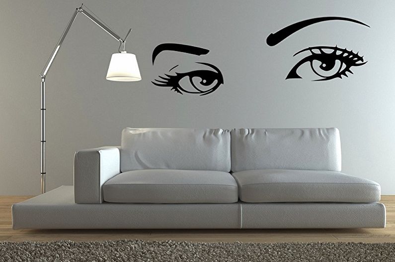 Stencils for walls for painting - photo