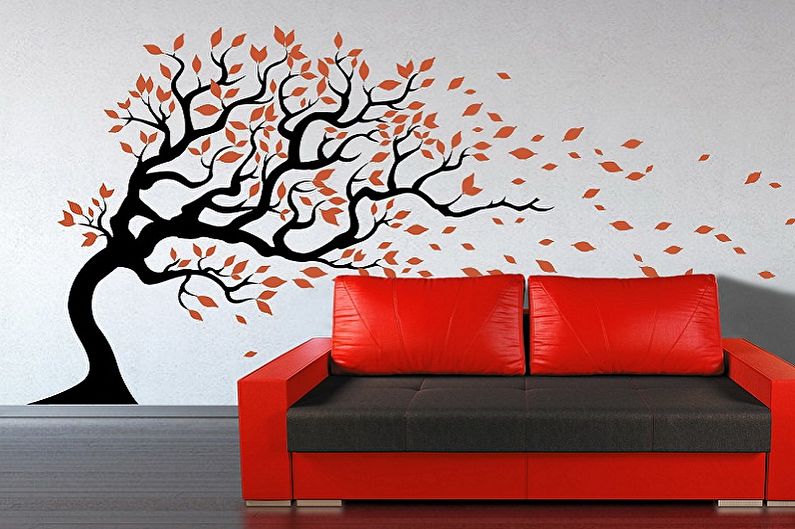 Stencils for walls for painting - photo