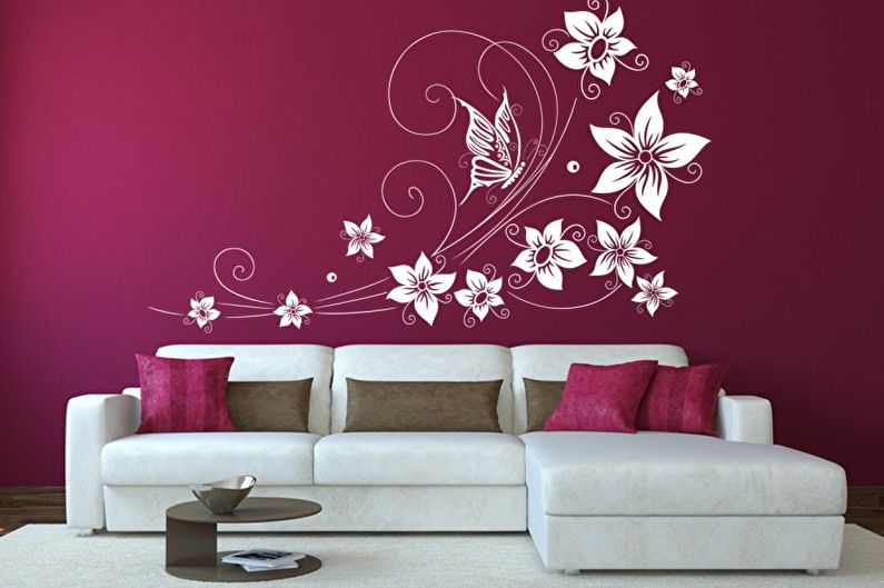 Stencil per pareti per pittura: 60 foto e idee