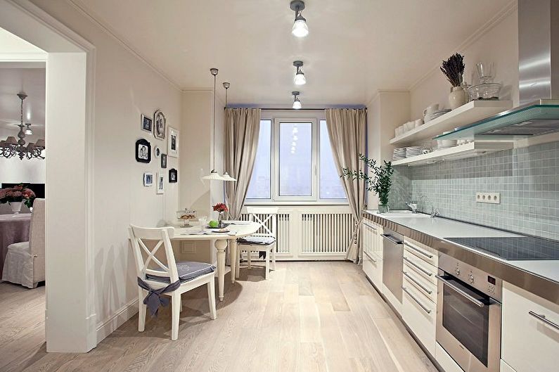 Design kuchyně 13 m² - stropní dekorace