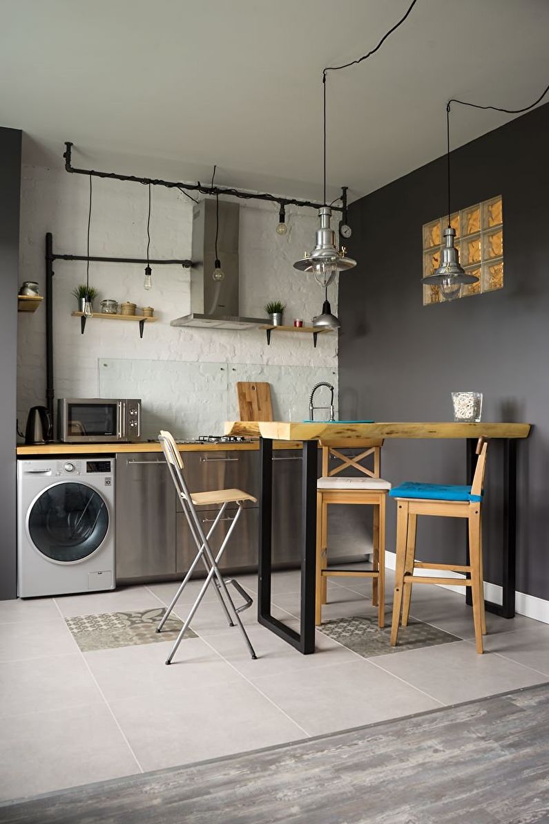 Keuken interieur 13 m² - Foto